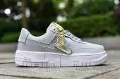 chaussures casual femme air force 1 pixel nike jewel gray